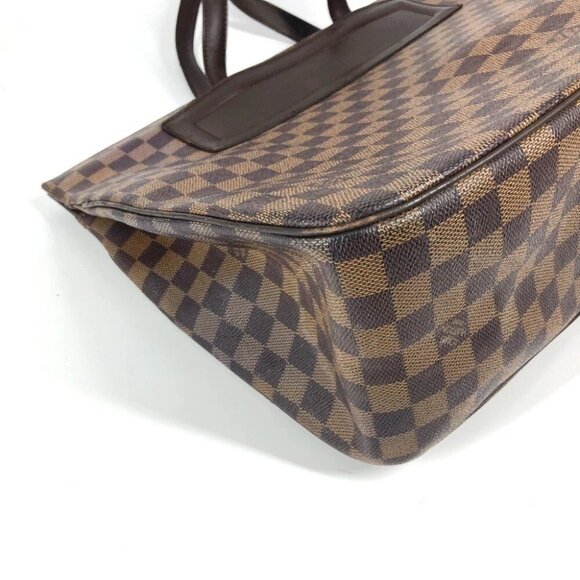 LOUIS VUITTON N51124 Damier Parioli GM Tote Bag Shoulder Bag Canvas Ebene Brown - Picture 8 of 16